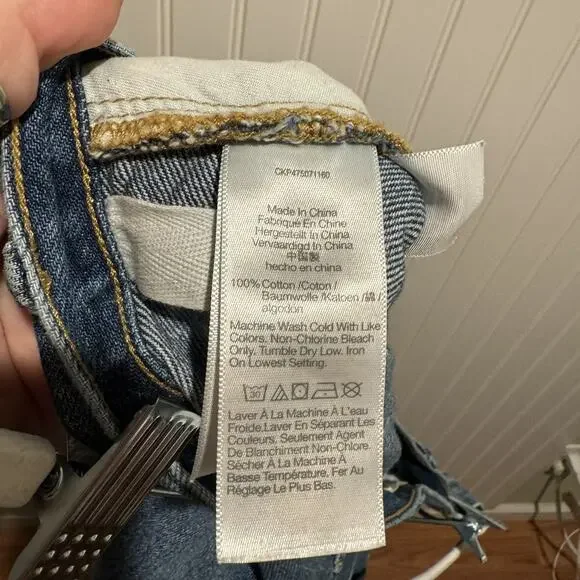 Madewell Extra Wide Leg Jeans High Waisted Size 33 - Picture 7 of 7